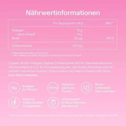 Vital Proteins Kollagen-Beauty Collagen Erdbeere Zitrone, 271 g