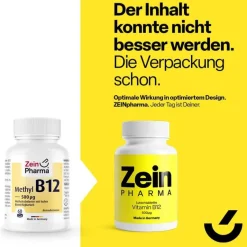 Zein Pharma Vitamin B12 500 µg Lutschtabletten, 180 St- Vitamin B12 (Cobalamin)