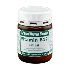 The Nutri Store Vitamin B12 (Cobalamin)-Vitamin B12 100 µg Tabletten, 180 St