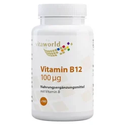 Vitaworld Vitamin B12 (Cobalamin)-Vitamin B12 100 µg Tabletten, 180 St