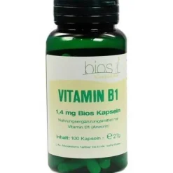 Bios Medical Services Vitamin B1 (Thiamin)-Vitamin B1 1,4 mg Bios Kapseln, 100 St