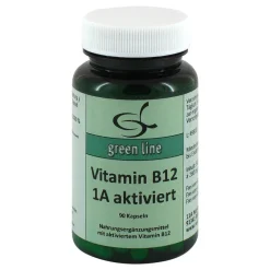 Vitamin B12 1A aktiviert Kapseln, 90 St^Green line Nutritheke Hot
