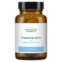 Heidelberger Chlorella Vitamin B2 (Riboflavin)-Vitamin B2 Aktiv Kapseln, 60 St