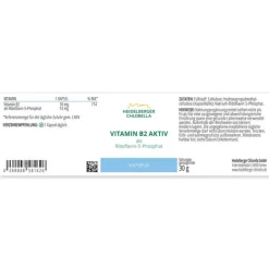 Heidelberger Chlorella Vitamin B2 (Riboflavin)-Vitamin B2 Aktiv Kapseln, 60 St