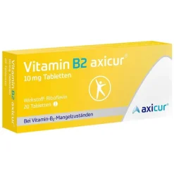 axicur Vitamin B2 (Riboflavin)-Vitamin B2 ® 10 mg Tabletten, 20 St