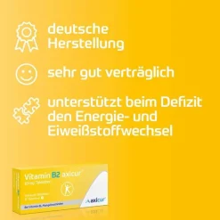 axicur Vitamin B2 (Riboflavin)-Vitamin B2 ® 10 mg Tabletten, 20 St