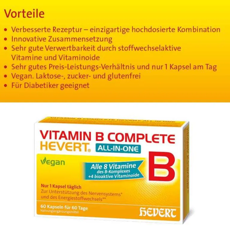 Vitamin B Complete all-in-one Kapseln, 120 St^Hevert Online