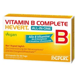 Hevert Vitamin B Komplex-Vitamin B Complete all-in-one Kapseln, 60 St