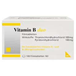 Dekristol Vitamin B Duo Filmtabletten, 100 St- Vitamin B Komplex