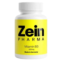 Zein Pharma Vitamin B3 Forte Niacin 500 mg Kapseln, 90 St- Vitamin B3 (Niacin)
