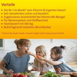 Hevert Vitamin B6 Tabletten, 200 St- Vitamin B6 (Pyridoxin)