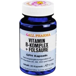 Vitamin B Komplex + Folsäure GPH Kapseln, 30 St^Hecht Pharma Sale