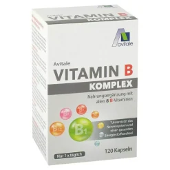 Avitale Vitamin B Komplex Kapseln, 120 St- Vitamin B Komplex
