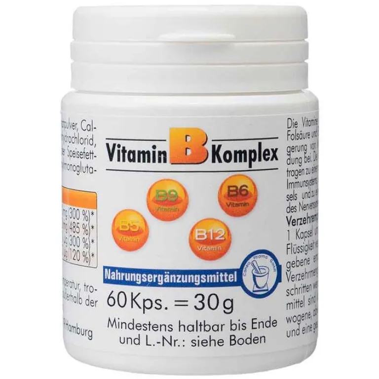 Canea-Pharma Vitamin B Komplex-Vitamin B Komplex Kapseln, 60 St