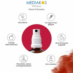Mediakos Vitamin B Komplex Vital Spray vegan, 20 ml- Vitamin B Komplex