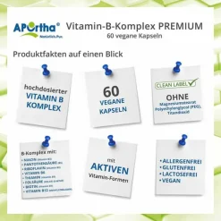Vitamin B Komplex Premium Tabletten, 60 St^Aportha