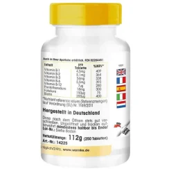 Warnke Vitamin B Komplex-Vitamin B Komplex Tabletten, 250 St