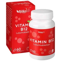 Bjökovit Vitamin B12 Lutschtabletten, 60 St- Vitamin B12 (Cobalamin)