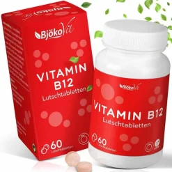Bjökovit Vitamin B12 Lutschtabletten, 60 St- Vitamin B12 (Cobalamin)