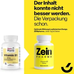 Zein Pharma Vitamin B1 (Thiamin)-Vitamin B1 Thiamin 250 mg Kapseln Zeinpharma, 60 St