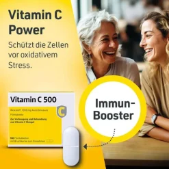 Wörwag Pharma Vitamin C 500 Filmtabletten, 50 St- Vitamin C (Ascorbinsäure)