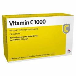 Wörwag Pharma Vitamin C (Ascorbinsäure)-Vitamin C 1000 mg Tabletten, 100 St