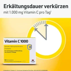 Wörwag Pharma Vitamin C (Ascorbinsäure)-Vitamin C 1000 mg Tabletten, 100 St