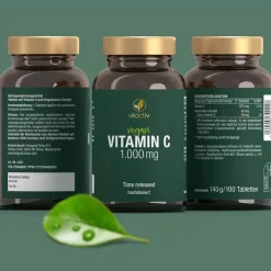 Feelgood Vitamin C (Ascorbinsäure)-Vitamin C 1000 mg Time Released Tabletten, 100 St