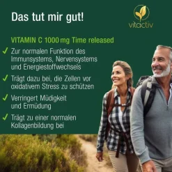 Feelgood Vitamin C (Ascorbinsäure)-Vitamin C 1000 mg Time Released Tabletten, 100 St