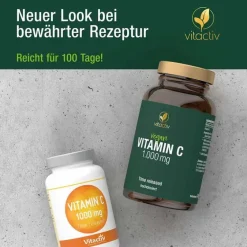 Feelgood Vitamin C (Ascorbinsäure)-Vitamin C 1000 mg Time Released Tabletten, 100 St