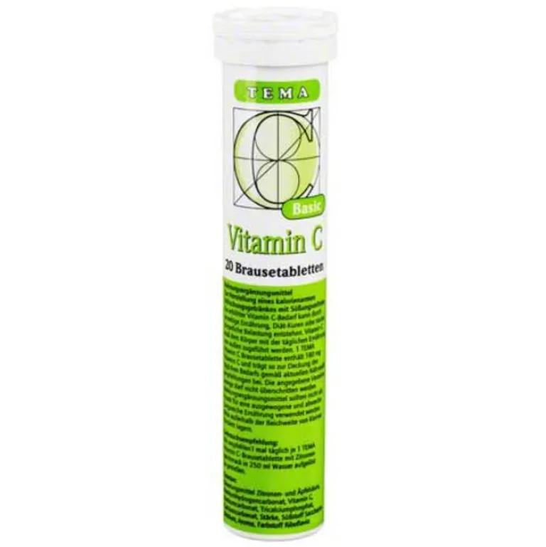 Amosvital Vitamin C (Ascorbinsäure)-Vitamin C Brausetabletten, 20 St
