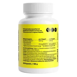 Zein Pharma Vitamin C (Ascorbinsäure)-Vitamin C gepuffert Kapseln, 90 St