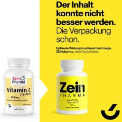 Zein Pharma Vitamin C (Ascorbinsäure)-Vitamin C gepuffert Kapseln, 90 St