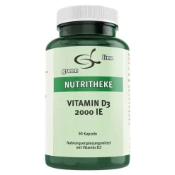 Green line Nutritheke Vitamin D (Colecalciferol)-Vitamin D3 2.000 I.E. Kapseln, 90 St