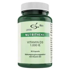 Green line Nutritheke Vitamin D (Colecalciferol)-Vitamin D3 1.000 I.E. Kapseln, 90 St