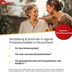 Dr. Wolz Vitamin D (Colecalciferol)-Vitamin D2 1000 I.E. vegan Kapseln, 60 St
