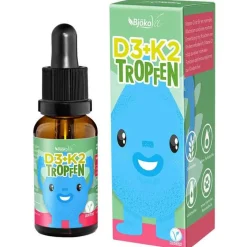 Vitamin D3 + K2 Kinder Tropfen, 10 ml^BjökoVit Sale