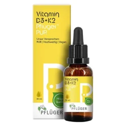 Vitamin D3 + K2 Pur 500 I.E. / 25 µg Tropfen, 30 ml^Pflüger Online