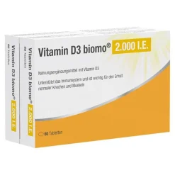 Vitamin D3 2.000 I.E. Tabletten, 120 St^Biomo Best