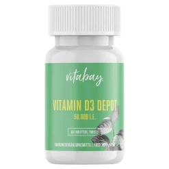 Vitamin D3 Depot 50.000 I.E. Cholecalciferol Tabletten , 60 St^Vitabay