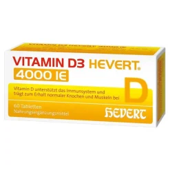 Vitamin D3 4.000 I.E. Tabletten, 60 St^Hevert Hot