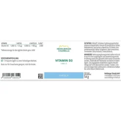 Heidelberger Chlorella Vitamin D (Colecalciferol)-Vitamin D3 Kapseln, 120 St