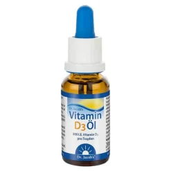 Dr. Jacobs Vitamin D3 Öl Tropfen, 20 ml- Vitamin D (Colecalciferol)