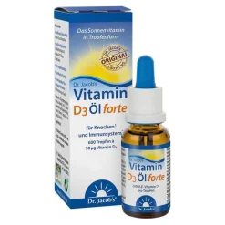 Vitamin D3 Öl forte Dr. Jacob`s Tropfen, 20 ml^Dr. Jacobs Outlet