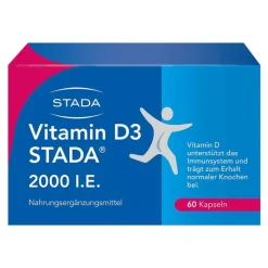 Stada Vitamin D3 2000 I.E. Kapseln, 60 St- Vitamin D (Colecalciferol)