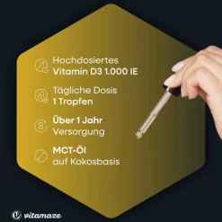 Vitamin D3 Tropfen 1.000 I.E., 50 ml^Vitamaze New
