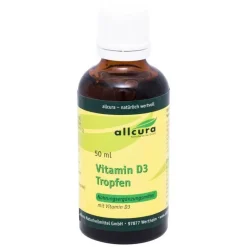 Allcura Vitamin D3 Tropfen, 50 ml- Vitamin D (Colecalciferol)