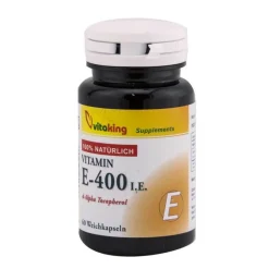 Vitaking Vitamin E (Tocopherol)-Vitamin E 400 I.E. Weichkapseln, 60 St