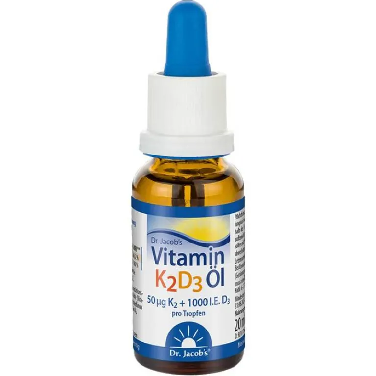Vitamin K2D3 Öl Dr. Jacob`s, 20 ml^Dr. Jacobs Outlet