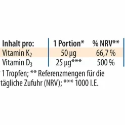 Vitamin K2D3 Öl Dr. Jacob`s, 20 ml^Dr. Jacobs Outlet